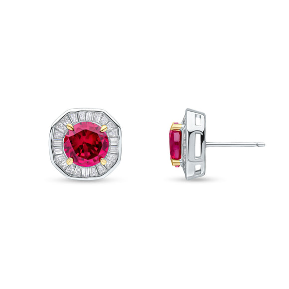 Cantassa Earrings (Ruby)