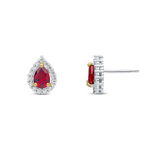 Francine Earrings (Ruby)