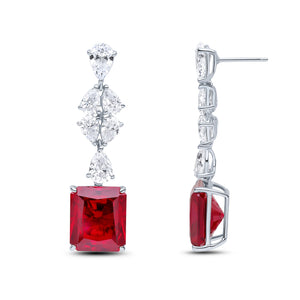 Rea Earrings (Ruby)