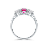 Mini Trilogy Ring (Ruby)